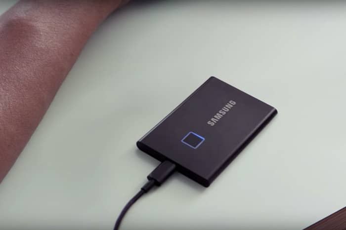 Samsung SSD T7 WIth Finger-print scanner