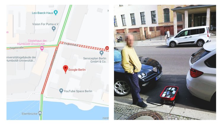 man hacks Google Maps to show fake traffic