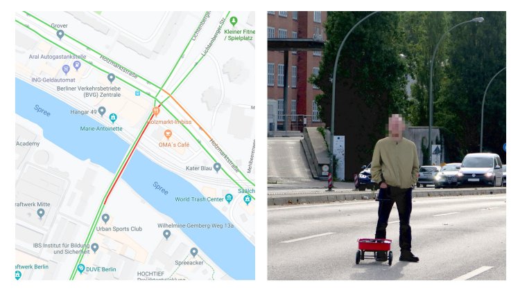 man hacks Google Maps to show fake traffic