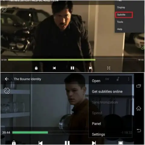 Add subtitles to MX Player on Android