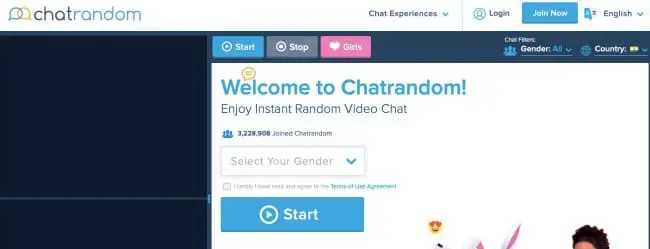 ChatRandom- Online video chat with strangers like Omegle