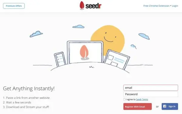 Seedr.cc- Online free torrent client for Windows, Mac, Android and iOS