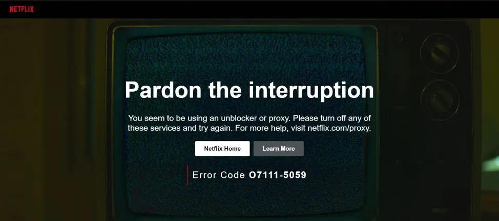 Netflix Error code
